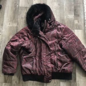 Cute Plaid Bomber Jacket!  3X